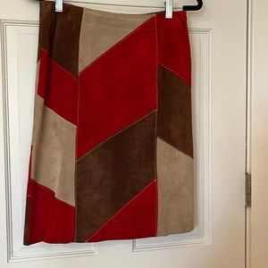 Madison Studio vintage  suede skirt